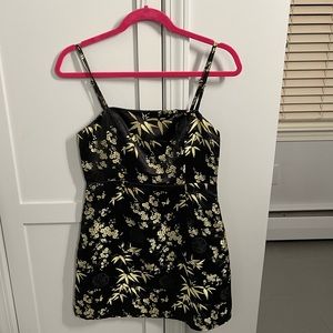 Peppermayo Chi Dress - Black Floral